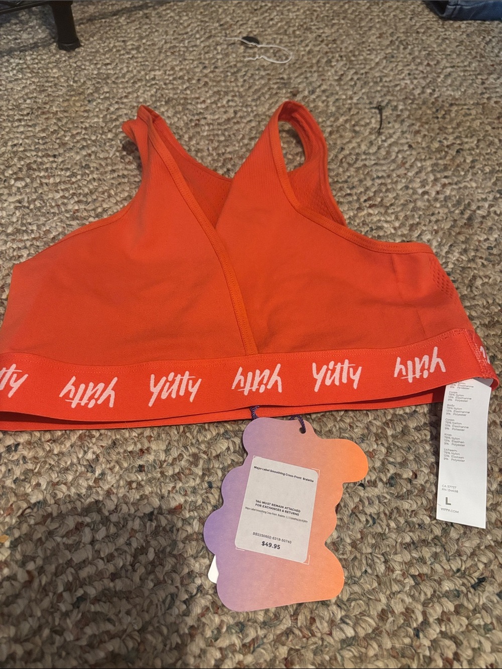 Yitty Major Label Smoothing Cross Front Bralette